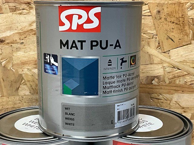 Sps mat pu-a matte lak pu-acryl (3x) - afbeelding 2 van  4