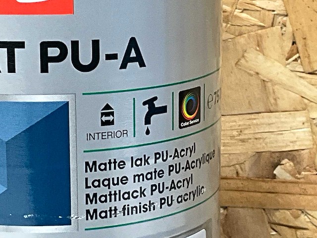 Sps mat pu-a matte lak pu-acryl (3x) - afbeelding 3 van  4