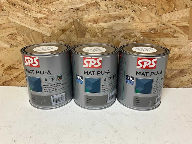 Sps matte lak pu/acryl (3x) - afbeelding 1 van  3