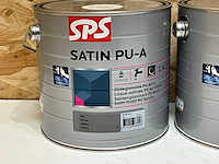 Sps satin pu-a zijdeglanslak pu-acryl interieur 2.5l (4x) - afbeelding 2 van  3