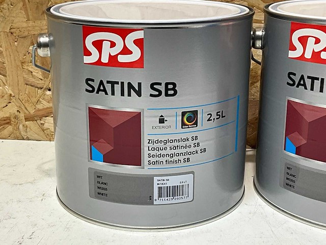 Sps satin sb zijdeglanslak exterieur 2.5l (4x) - afbeelding 2 van  2