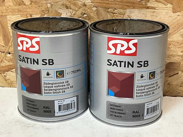 Sps satin sb zijdeglanslak exterieur 750ml (2x) - afbeelding 1 van  2