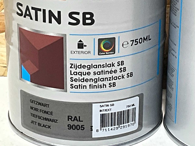 Sps satin sb zijdeglanslak exterieur 750ml (2x) - afbeelding 2 van  2