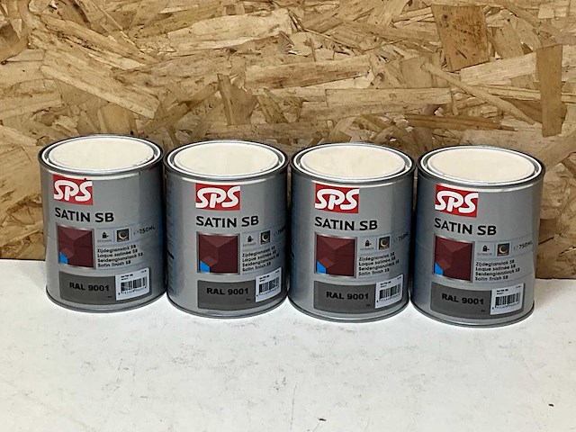 Sps satin sb zijdeglanslak exterieur 750ml (2x) - afbeelding 1 van  3