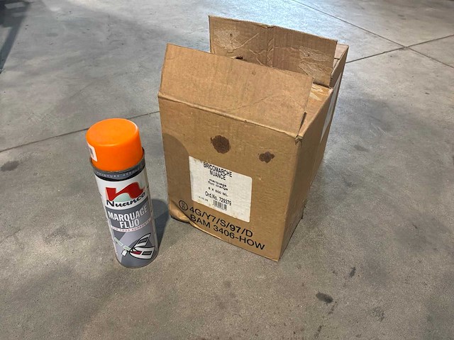 Spuitbus 500ml fluo oranje (14x) - afbeelding 1 van  1