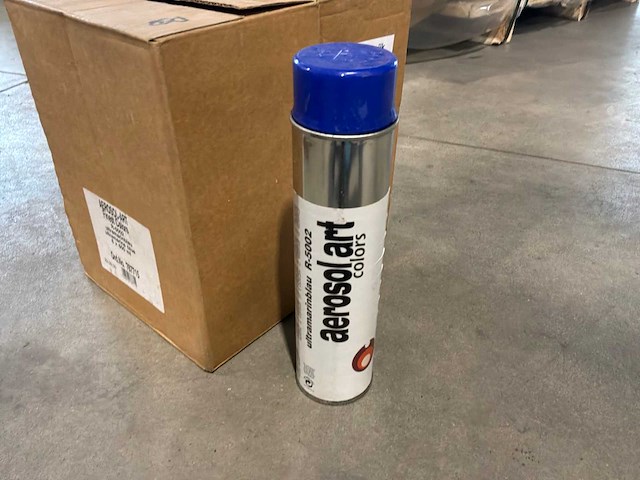 Spuitbus 500ml verf ultramarineblau (11x) - afbeelding 3 van  3