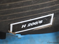 Spuitmachine v.v. airpress compressor type h200/6, tank & verlengkabelhaspel - afbeelding 7 van  11