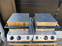 Square - waffle baker - grill- en bakplaat - afbeelding 2 van  5