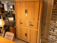 Square eiken opbergkast - afbeelding 3 van  10