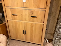 Square eiken opbergkast - afbeelding 5 van  10