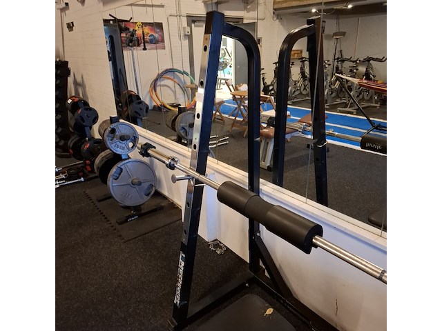 Squatrek met halterrek en fitnessbank o.a. powerhouse - afbeelding 3 van  15