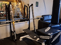 Squatrek met halterrek en fitnessbank o.a. powerhouse - afbeelding 8 van  15