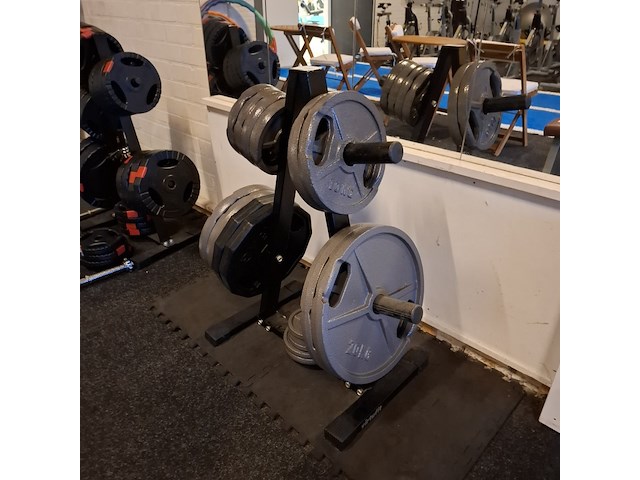 Squatrek met halterrek en fitnessbank o.a. powerhouse - afbeelding 9 van  15