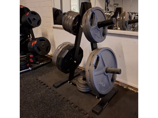 Squatrek met halterrek en fitnessbank o.a. powerhouse - afbeelding 10 van  15