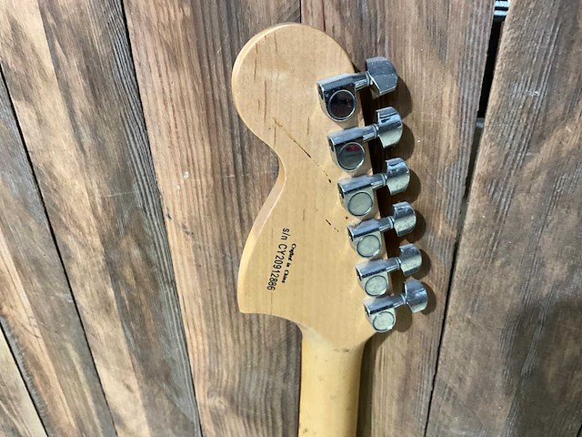 Squier jack daniels fender stratocaster gitaar elektrisch - afbeelding 4 van  5
