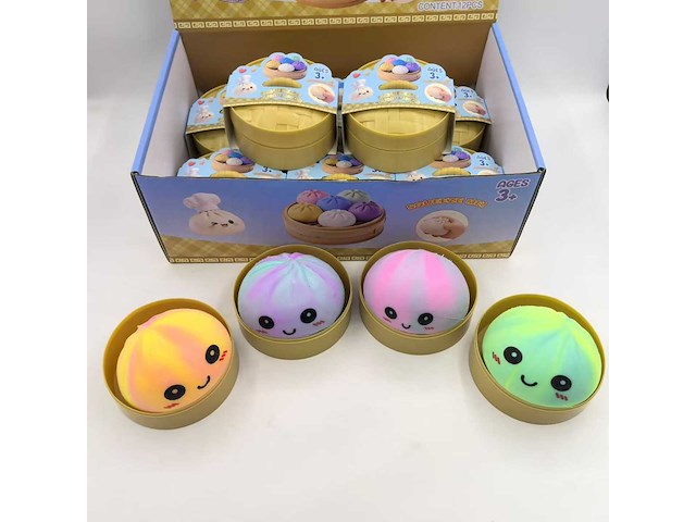 Squishy dumpling - babyspeelgoed (72x) - afbeelding 1 van  1