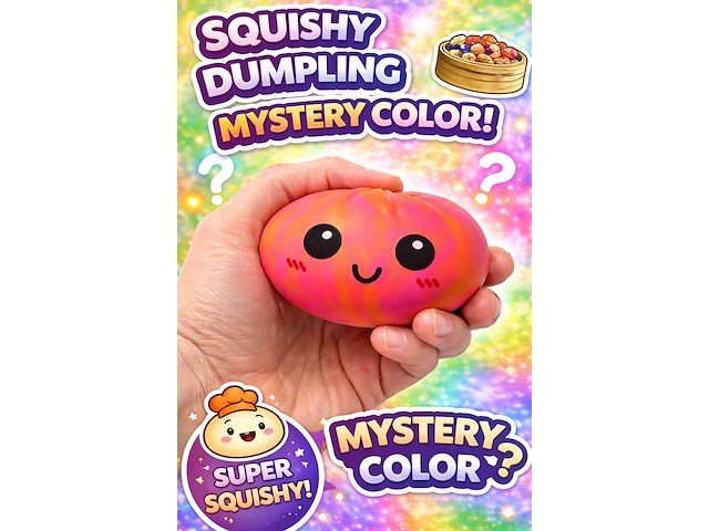Squishy dumpling - babyspeelgoed (72x) - afbeelding 2 van  2