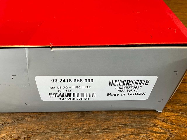 Sram gx am cs xg 1150 11sp cassette 10-42t - afbeelding 5 van  5