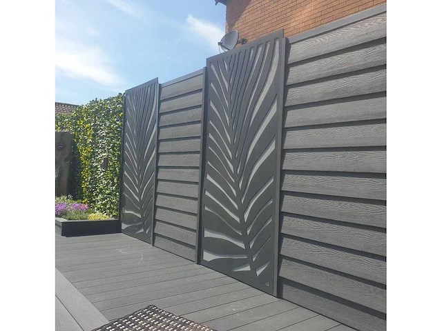 Sreens wiht envy - frond - scherm - terrace-screens 5mm (3x) - afbeelding 3 van  3
