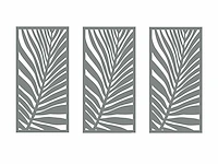 Sreens with envy - frond - scherm - terrace-screens 5mm (3x)