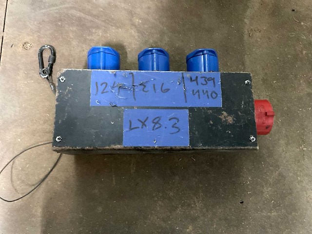 Srs light design pdu 16316 krachtstroom stekkerdoos (8x) - afbeelding 2 van  3