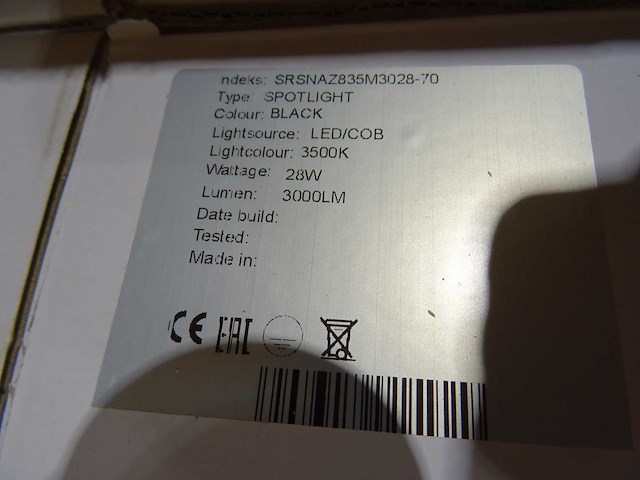 Srsnaz835m3028-70 - led railspot (72x) - afbeelding 5 van  5