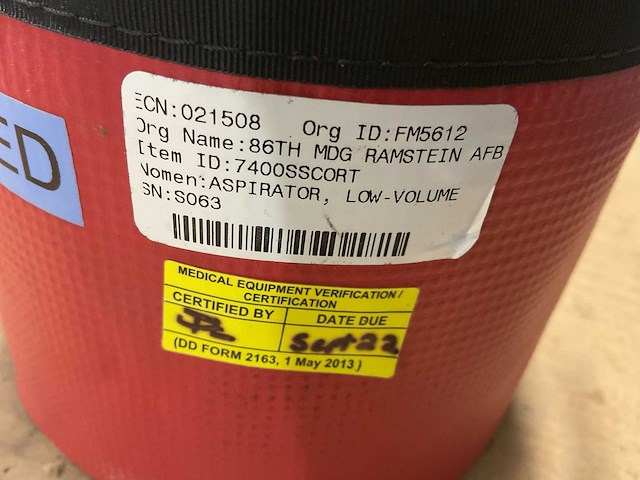 Sscor inc. s-scort iii aspirator pump - afbeelding 6 van  7