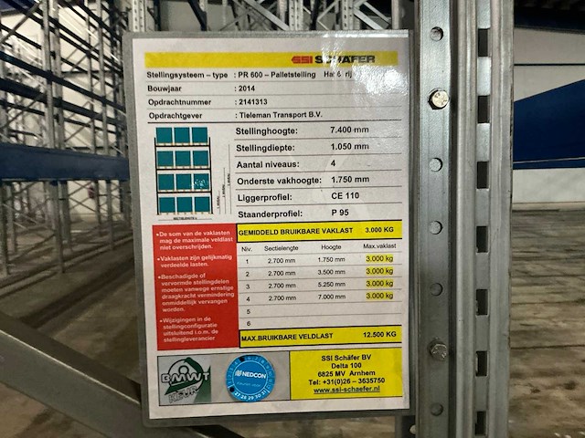 Ssi schafer pr600 magazijnstelling (86 secties) - afbeelding 13 van  33