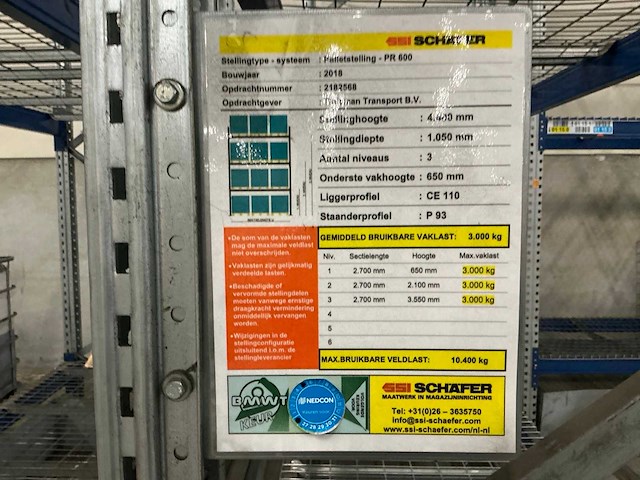 Ssi schafer pr600 vatenstelling met lekbak (7 secties) - afbeelding 15 van  20
