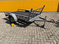 Ssp enkel assige motor/transport aanhangwagen - afbeelding 3 van  27