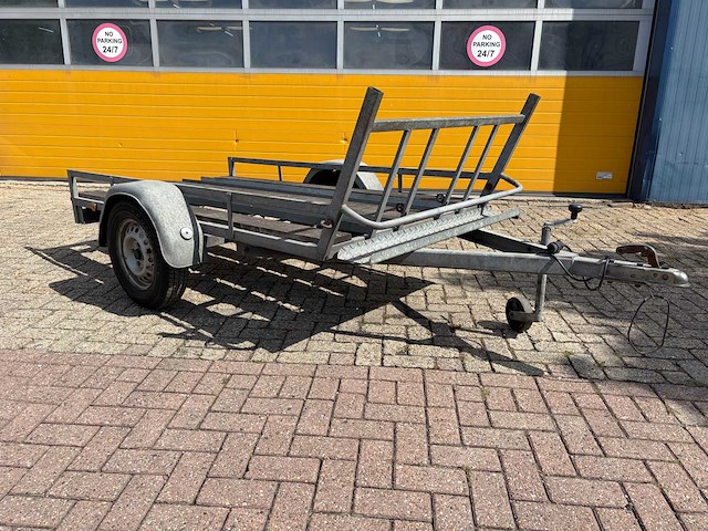 Ssp enkel assige motor/transport aanhangwagen - afbeelding 1 van  27