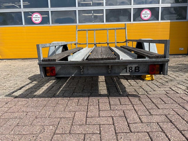 Ssp enkel assige motor/transport aanhangwagen - afbeelding 19 van  27