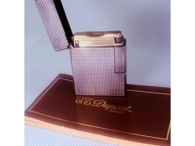 S.t. dupont ligne 1 silverplated aansteker - afbeelding 1 van  7