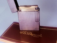 S.t. dupont ligne 1 silverplated aansteker