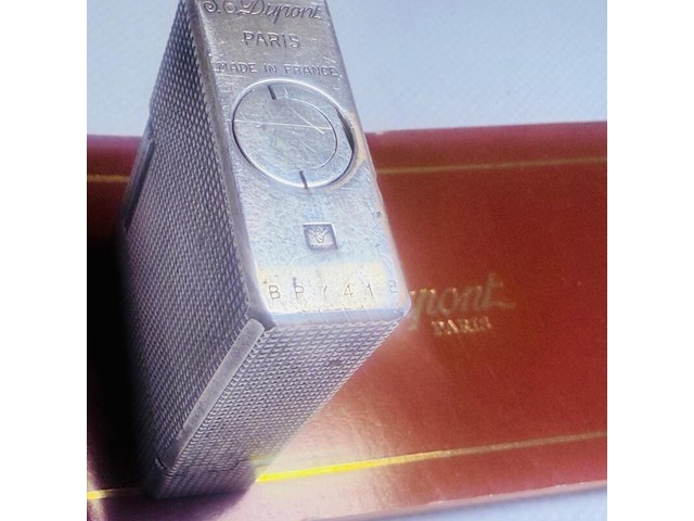 S.t. dupont ligne 1 silverplated aansteker - afbeelding 7 van  7