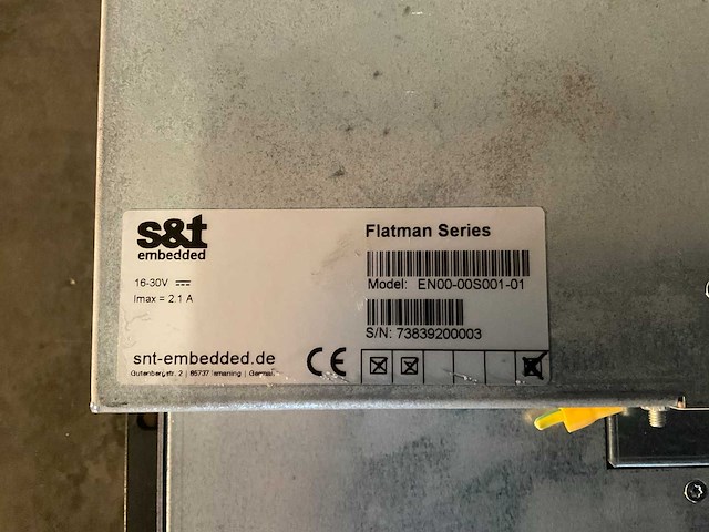 S&t flatman en00-00s001-01 inbouw monitor (3x) - afbeelding 3 van  4