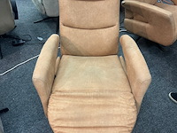 Sta op draai fauteuil harry manueel, hjort knudsen, microvezel, cognac - afbeelding 1 van  1