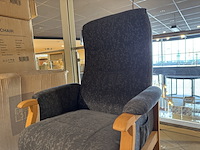 Sta-op stoel, blauw stof, elektrisch verstelbaar - afbeelding 4 van  4