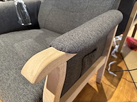 Sta-op stoel, grijs stof, elektrisch verstelbaar - afbeelding 4 van  4