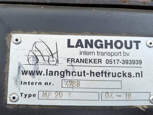Sta-pompwagen, yale, mp20, 2018 - afbeelding 4 van  19