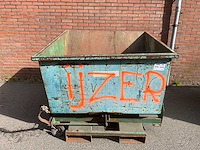 Staal afvalcontainer 1350x1350x1200 mm - afbeelding 2 van  6