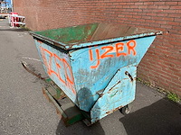 Staal afvalcontainer 1350x1350x1200 mm - afbeelding 3 van  6