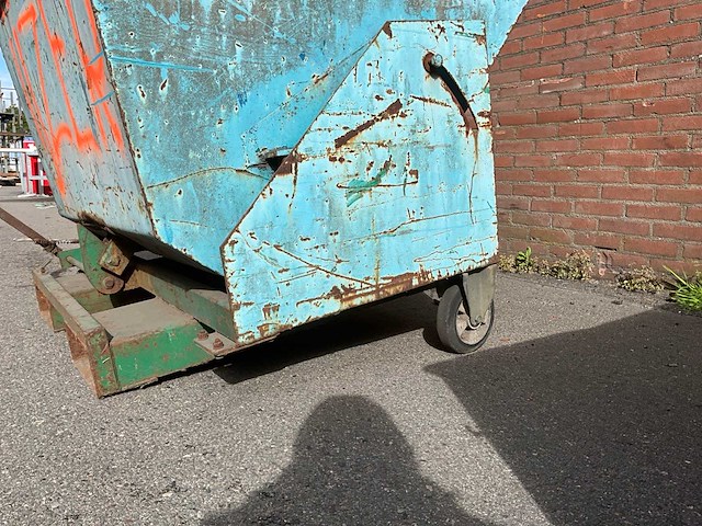 Staal afvalcontainer 1350x1350x1200 mm - afbeelding 6 van  6