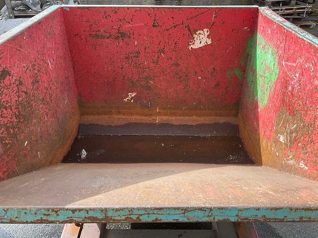 Staal afvalcontainer 1350x1350x1200 mm - afbeelding 3 van  5