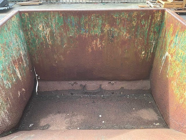 Staal afvalcontainer 1350x1350x1200 mm - afbeelding 4 van  6