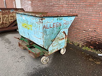 Staal afvalcontainer 1350x1350x1200 mm - afbeelding 3 van  6