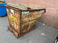 Staal afvalcontainer 1500x1050x1250 mm - afbeelding 2 van  2