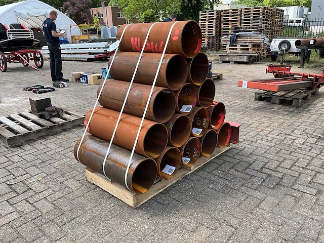 Staal buis (15x) - afbeelding 1 van  4