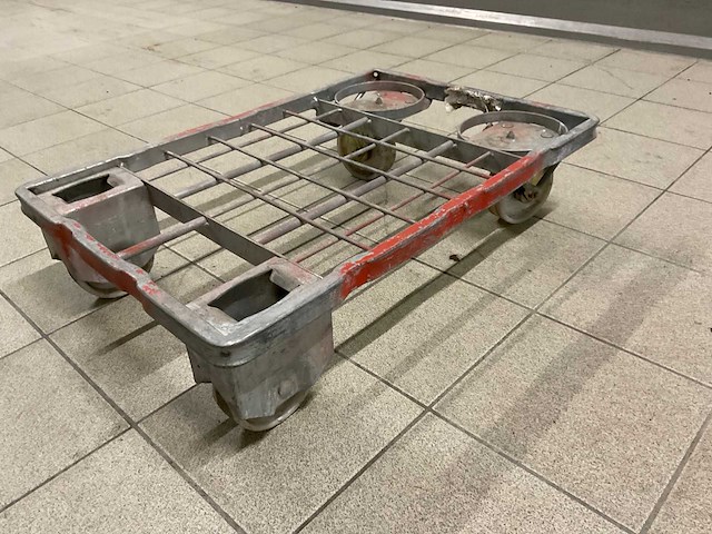 Staal kratten trolley (60x) - afbeelding 2 van  6