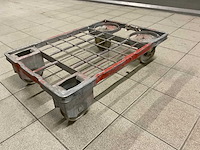 Staal kratten trolley (60x) - afbeelding 2 van  6